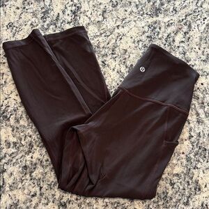 Brown lululemon align Leggings